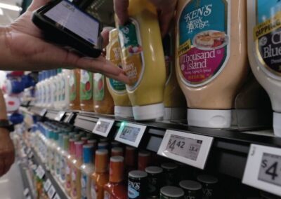 Digital price tags can change the cost of groceries 6 times per minute