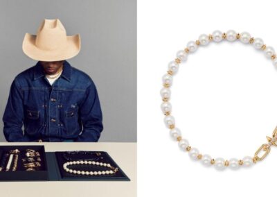 Pharrell’s Latest Tiffany & Co. Jewelry Is All About Pearls