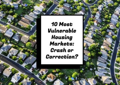 10 Most Vulnerable Housing Markets in 2024: Crash or Correction?