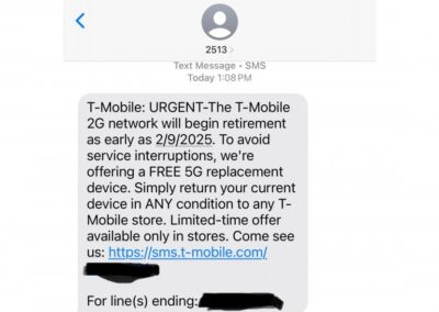 T-Mobile’s 2G network is shutting down next month